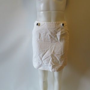 PABLO GERARD DAREL WHITE SKIRT SZ 38 EUR/ US 6